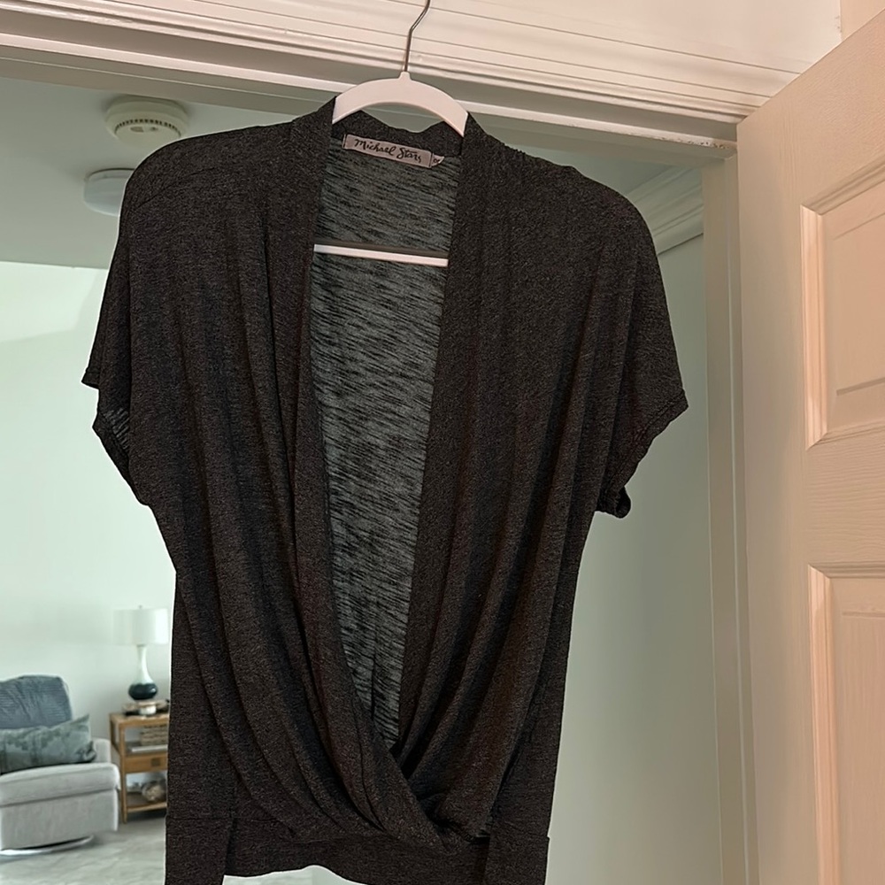 Michael Stars Charcoal drape